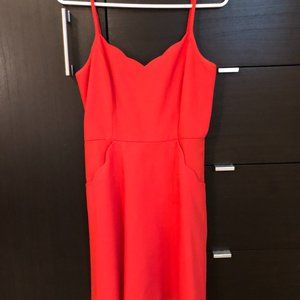 Crissie Scallop Detail Dress